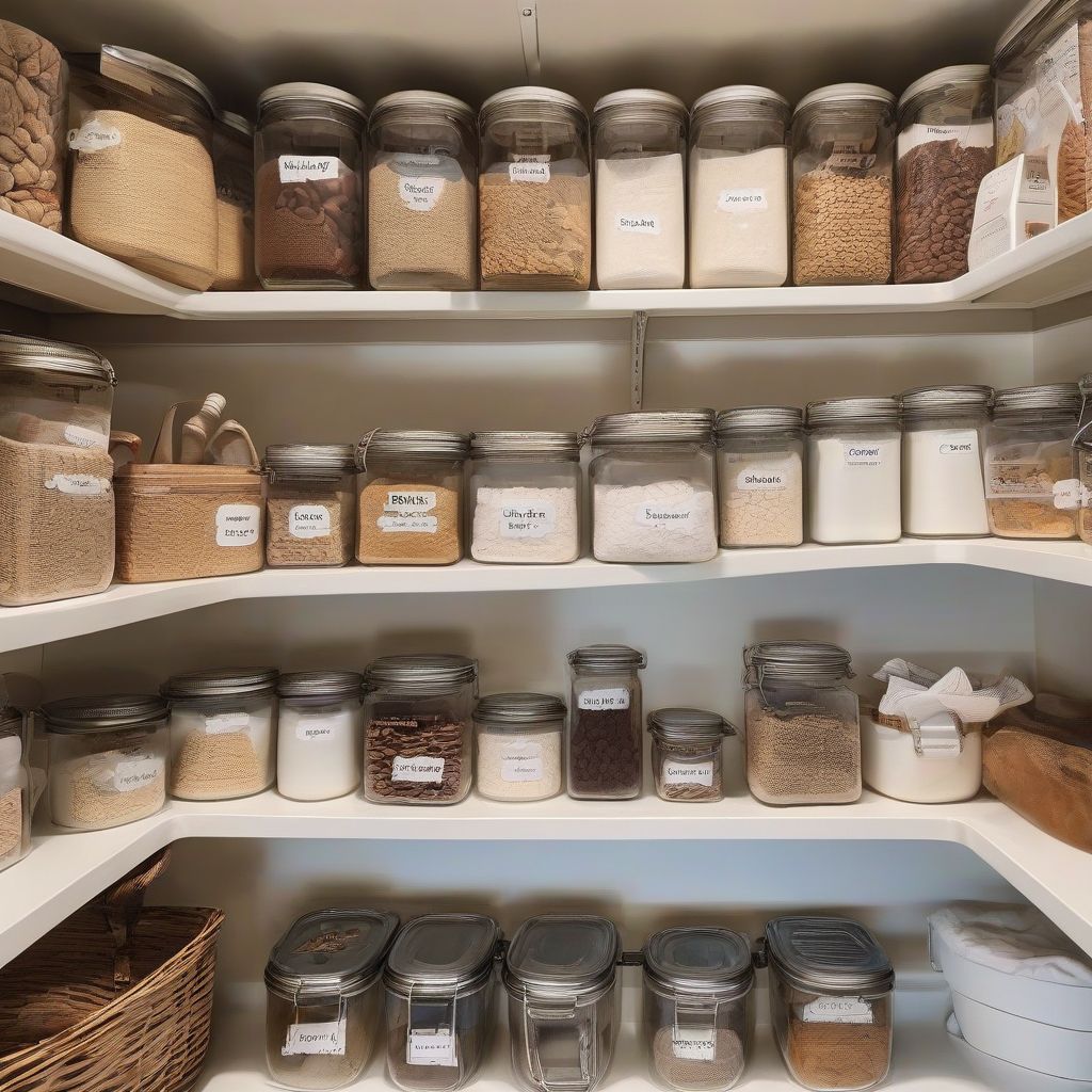 Organized Kitchen Pantry