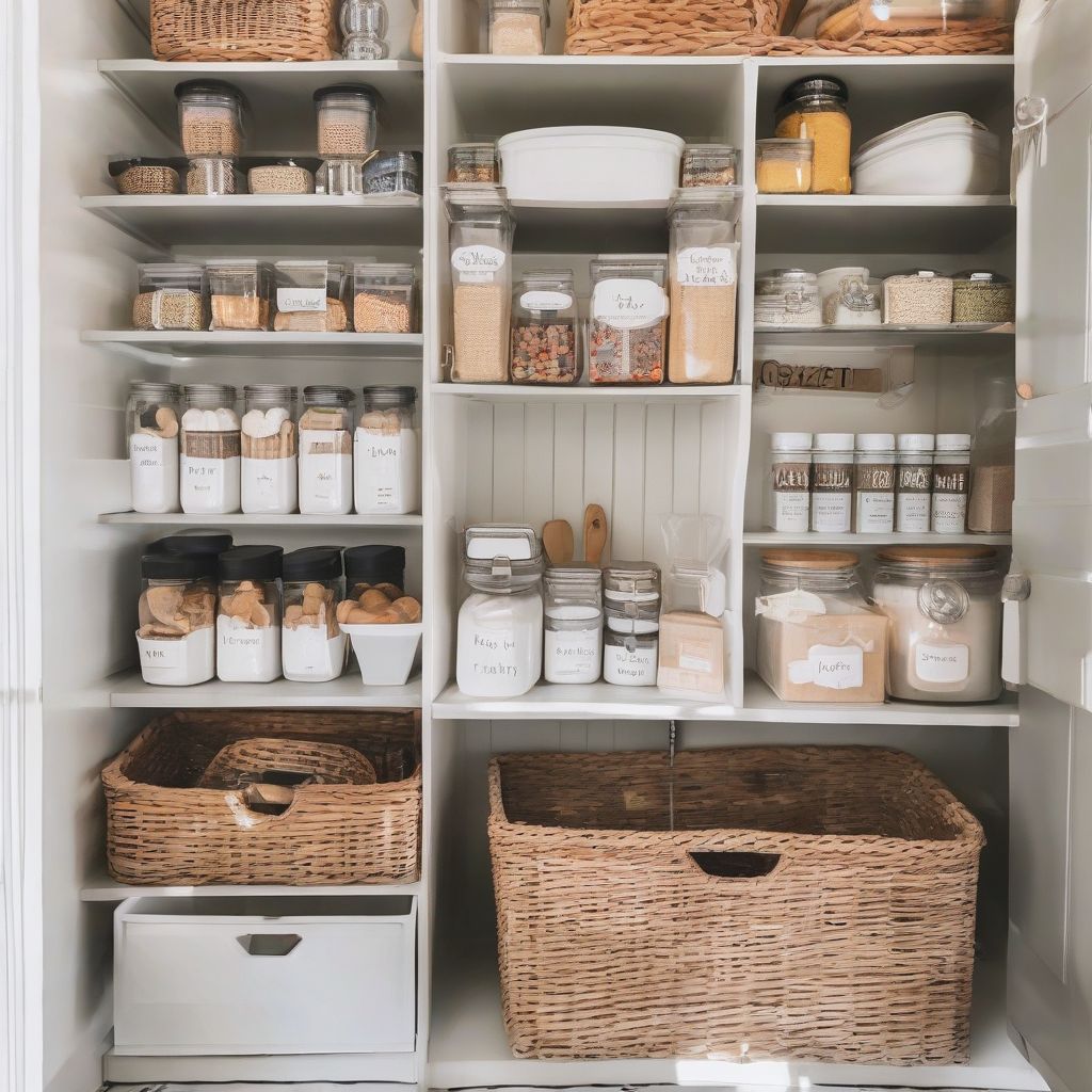 Organized Kitchen Pantry