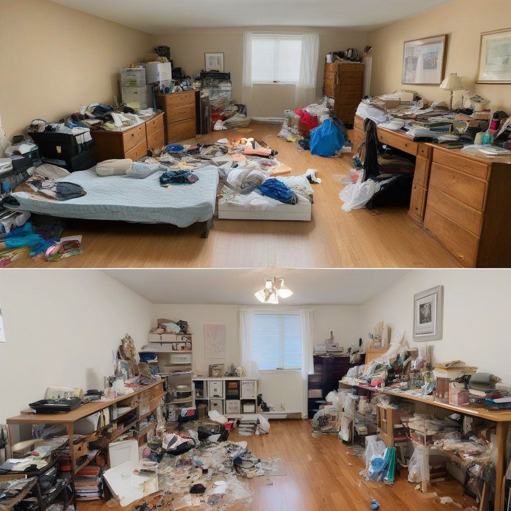 Decluttering a Cluttered Room